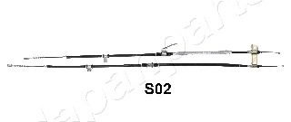 BC-S02 Japanparts Трос ручного тормоза для SsangYong Rexton