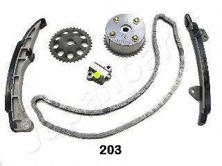 KDK-203V Japanparts Комплект ланцюга ГРМ