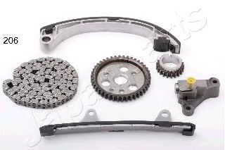 KDK-206 Japanparts Комплект ланцюга ГРМ для Toyota Yaris