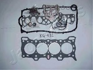 KG-432 Japanparts Комплект прокладок ГБЦ