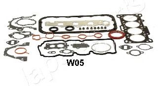 KM-W05 Japanparts Комплект прокладок повний