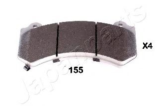 PA-155AF Japanparts Тормозные колодки