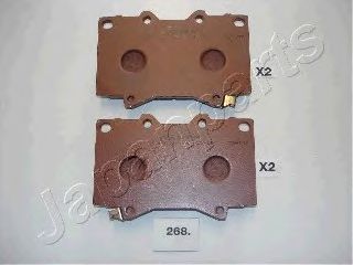PA-268AF Japanparts Гальмівні колодки