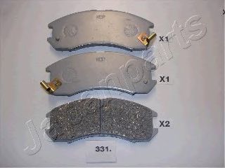 PA-331AF Japanparts Гальмівні колодки