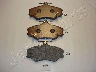 PA-595AF Japanparts Гальмівні колодки