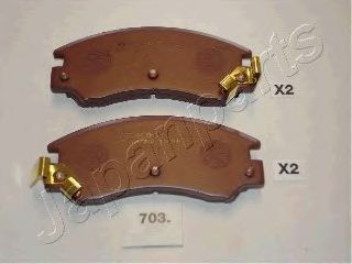PA-703AF Japanparts Тормозные колодки