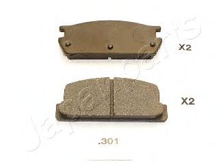 PP-301AF Japanparts Гальмівні колодки для Isuzu Piazza