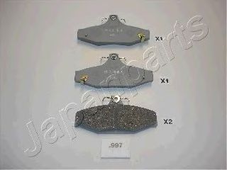 PP-997AF Japanparts Гальмівні колодки