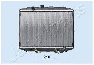 RDA283058 Japanparts Радіатор охолодження двигуна