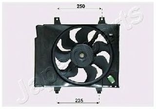 VNT332001 Japanparts Вентилятор системи охолодження двигуна для Kia Picanto