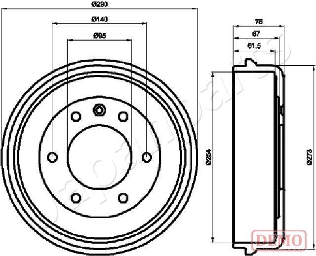 ta0410c Japanparts Гальмівний барабан