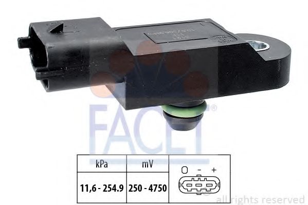 10.3173 Facet Датчик тиску системи впуску