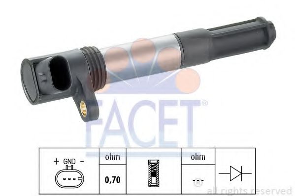9.6342 Facet Котушка запалювання