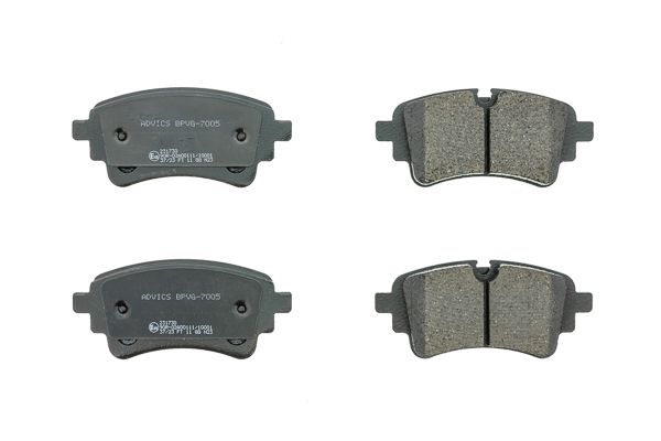 bpvg7005 Aisin Тормозные колодки