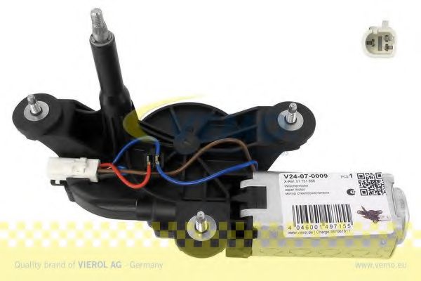 V24-07-0009 Vemo Двигун склоочисника для Fiat Croma