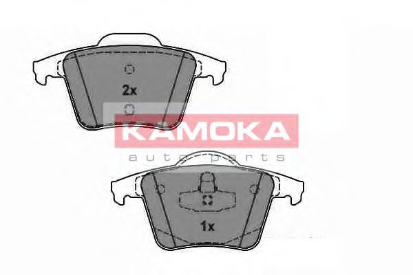 JQ1013564 Kamoka Гальмівні колодки для Volvo XC90
