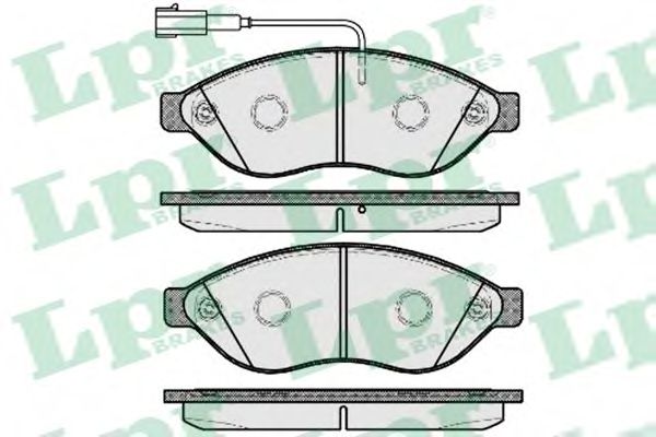 05P1698 LPR Тормозные колодки