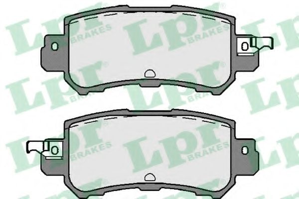 05P1756 LPR Гальмівні колодки