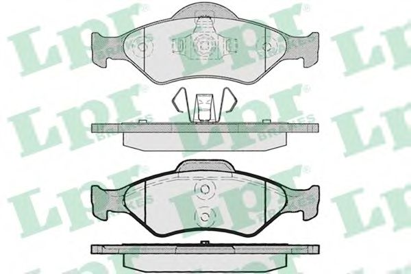 05P795 LPR Тормозные колодки