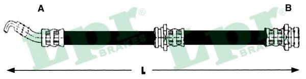 6T47869 LPR Гальмівний шланг