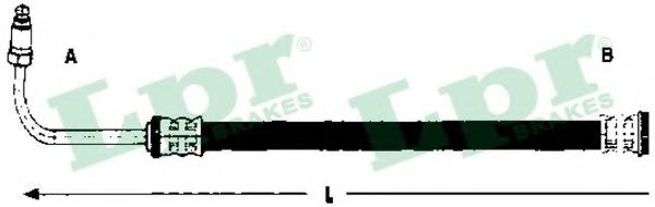 6T48279 LPR Тормозной шланг для Peugeot 406