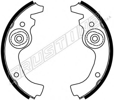 034.038 Trusting Тормозные колодки для Fiat 126