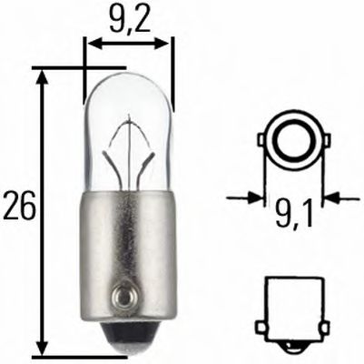 8GP 002 067-123 Behr Hella Лампа ближнього світла