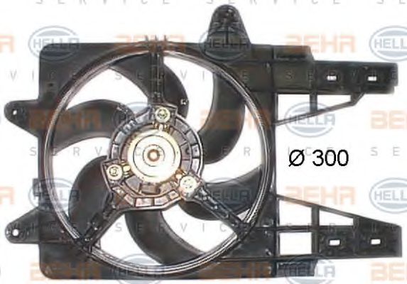 8EW 009 158-241 Behr Hella Вентилятор системи охолодження двигуна