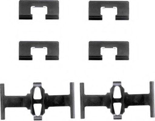 8DZ 355 202-271 Behr Hella Комплектующие дисковых тормозных колодок