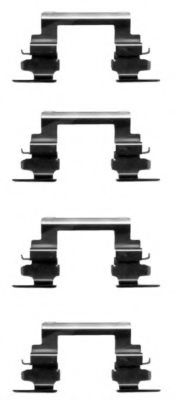8DZ 355 203-721 Behr Hella Компоненти дискових гальмівних колодок