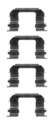 8DZ 355 203-951 Behr Hella Комплектующие дисковых тормозных колодок