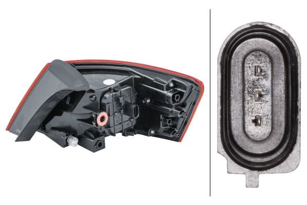 2SD012833031 Behr Hella Задній ліхтар для Audi A3