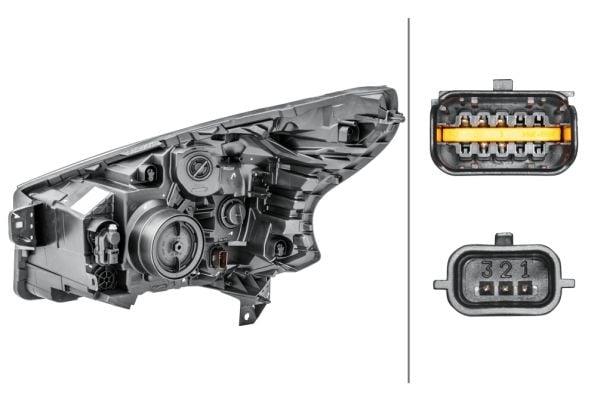 1le011410481 Behr Hella Основна фара для Fiat Talento