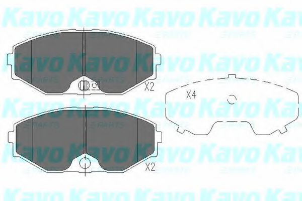 KBP-6553 Kavo Parts Гальмівні колодки