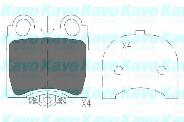 KBP-9066 Kavo Parts Гальмівні колодки