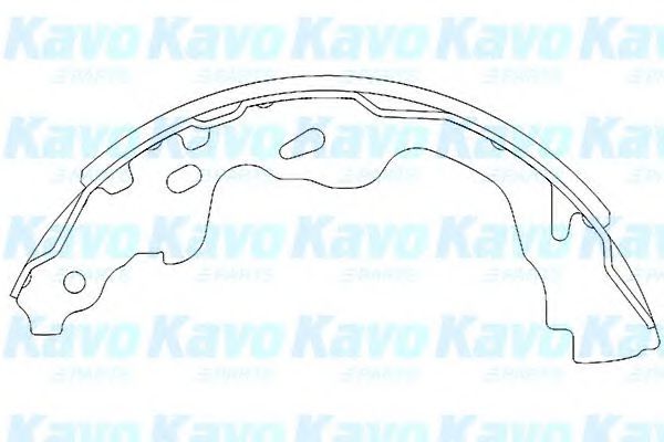 KBS-9905 Kavo Parts Гальмівні колодки
