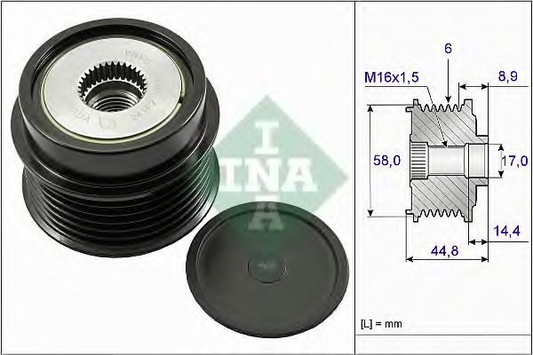 535 0271 10 INA Муфта генератора