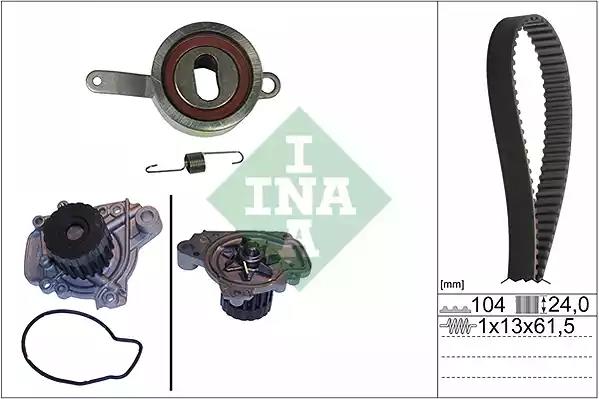 530031430 INA Комплект ремня ГРМ + помпа