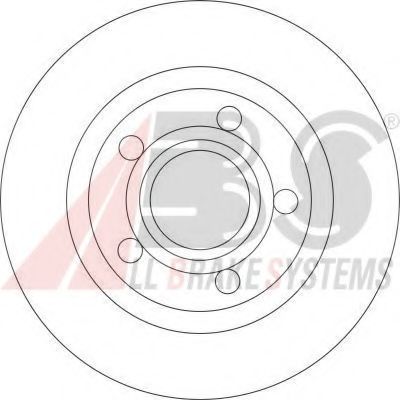 17057 A.B.S. Гальмівний диск для Audi A8