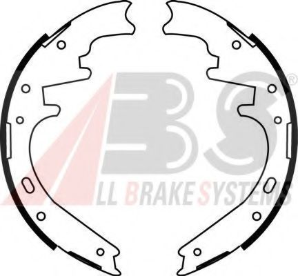 40723 A.B.S. Тормозные колодки