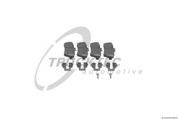 02.35.148 Trucktec Automotive Гальмівні колодки