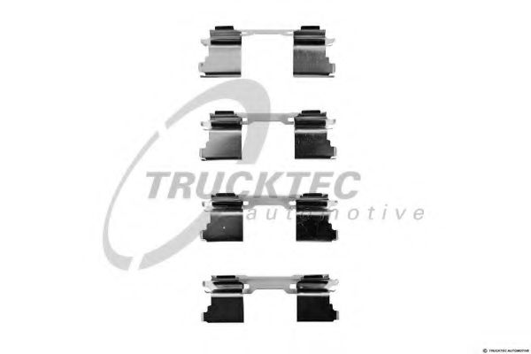 02.35.292 Trucktec Automotive Комплектующие дисковых тормозных колодок