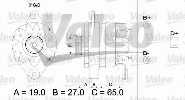 433463 Valeo Генератор