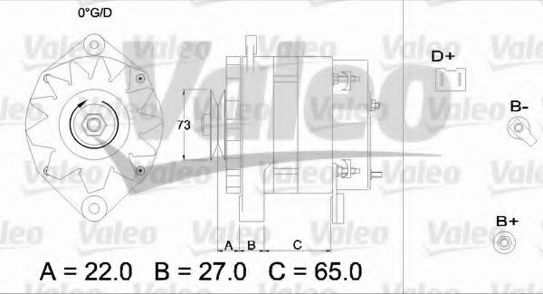 433466 Valeo Генератор