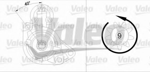 436019 Valeo Стартер
