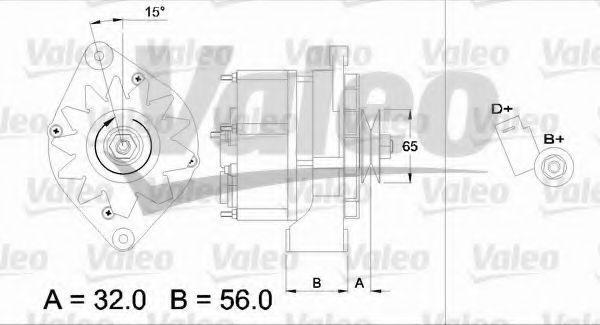 436726 Valeo Генератор