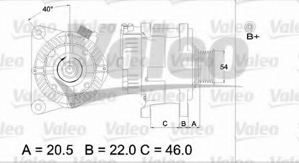 437192 Valeo Генератор