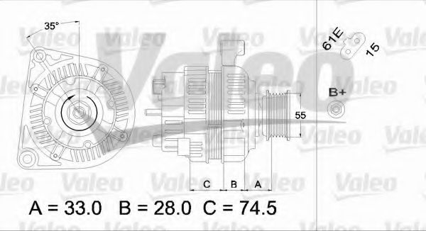 437309 Valeo Генератор
