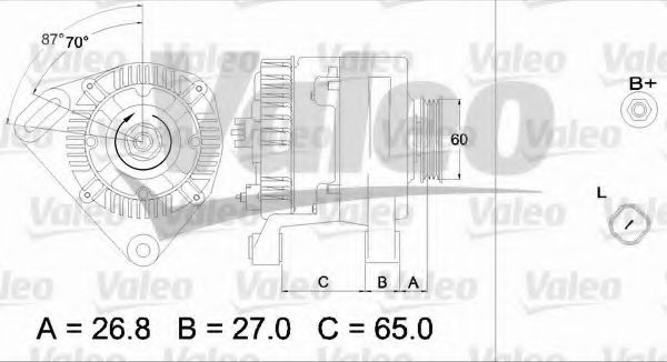 437323 Valeo Генератор