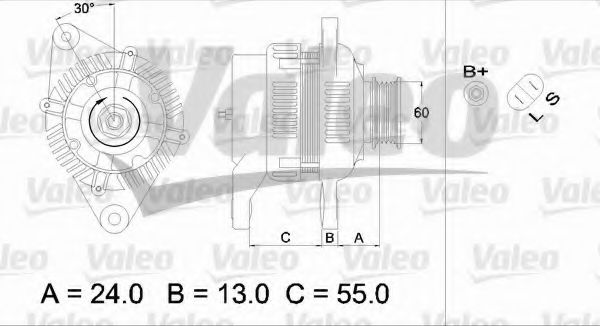 437416 Valeo Генератор
